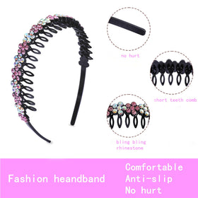 Cutewing close rhinestone detail highlighting sparkle and quality