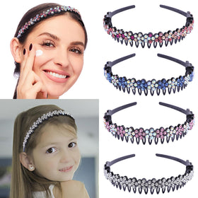 Cutewing headband worn by model showing secure stylish hold