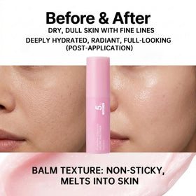 CWYRLTKA balm stick in hand showing compact travel size and portability