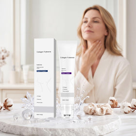 CWZY product label and ingredient list highlighting collagen fullerene benefit