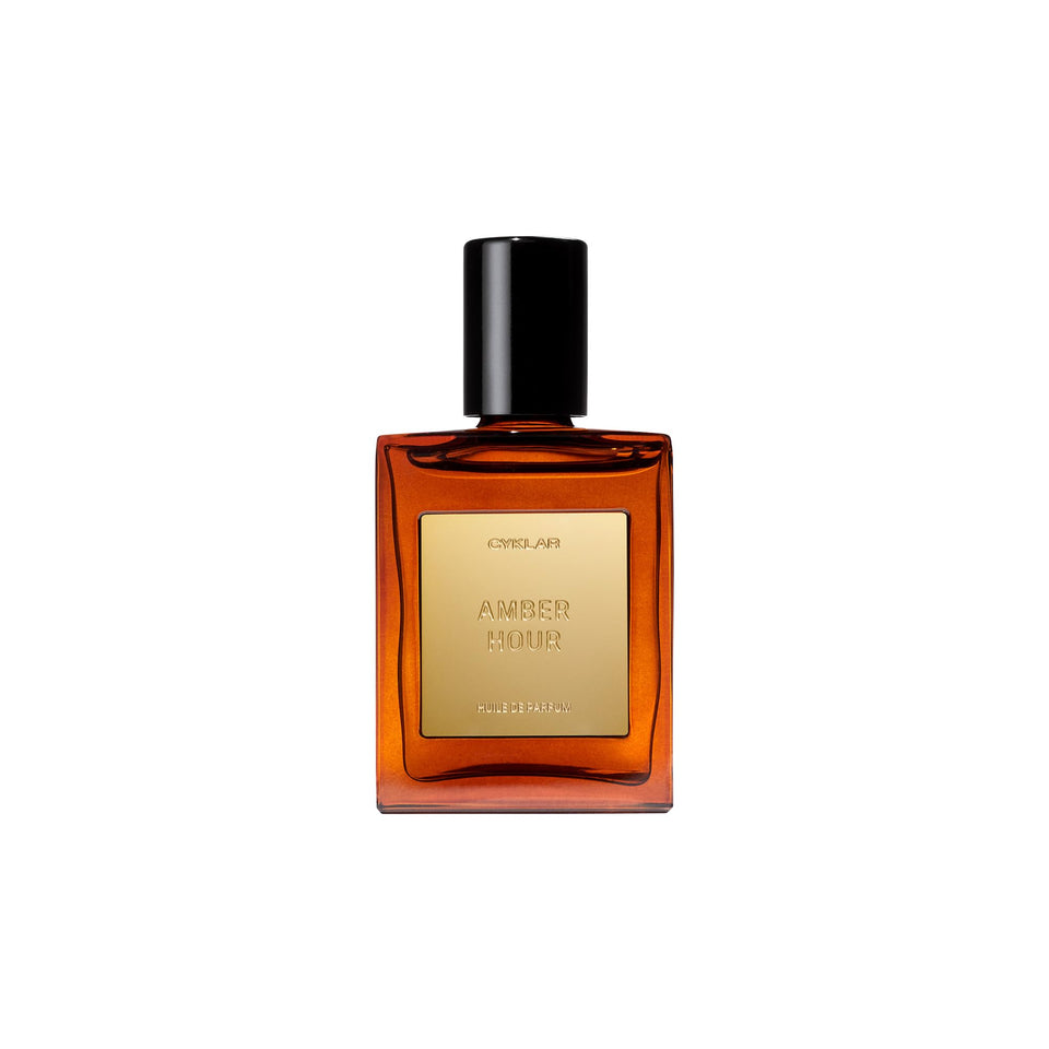 CYKLAR front bottle shot showing amber hour roll-on and travel convenience