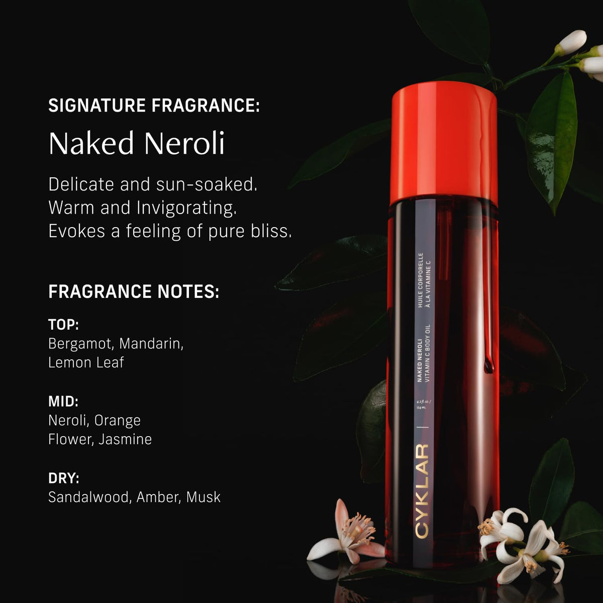 CYKLAR applied to damp skin after shower for immediate hydration benefit
