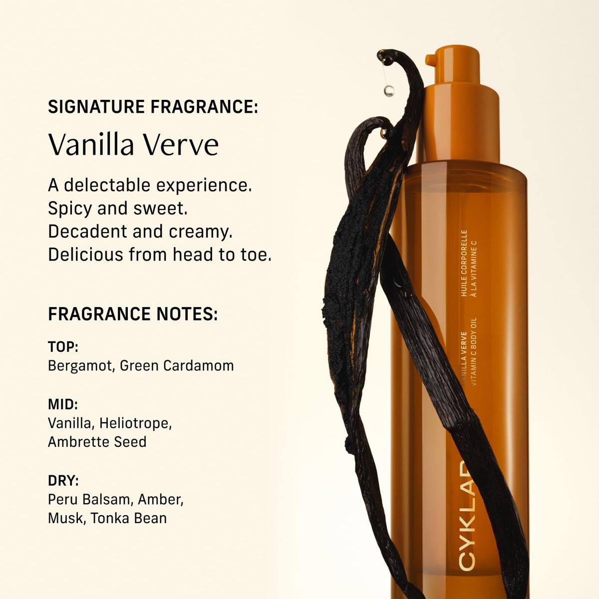 CYKLAR body oil applied to skin demonstrating smooth non-greasy finish