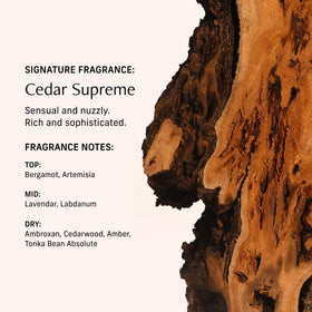 CYKLAR applying Cedar Supreme to wrist demonstrating targeted scent
