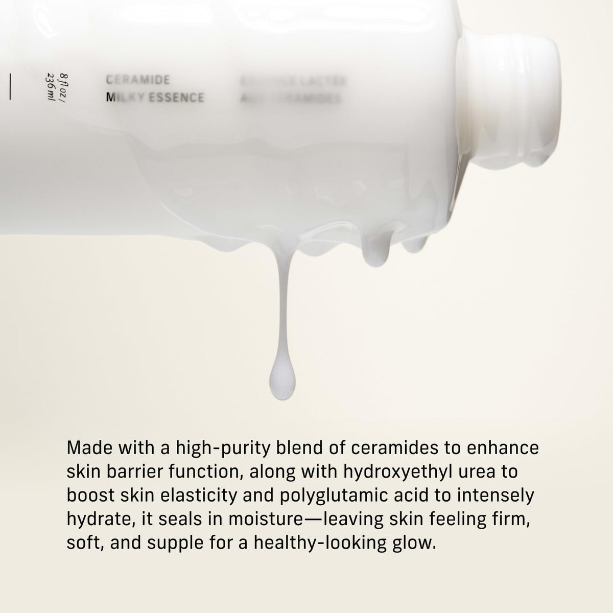 CYKLAR close-up label highlighting ceramides and ingredient benefits