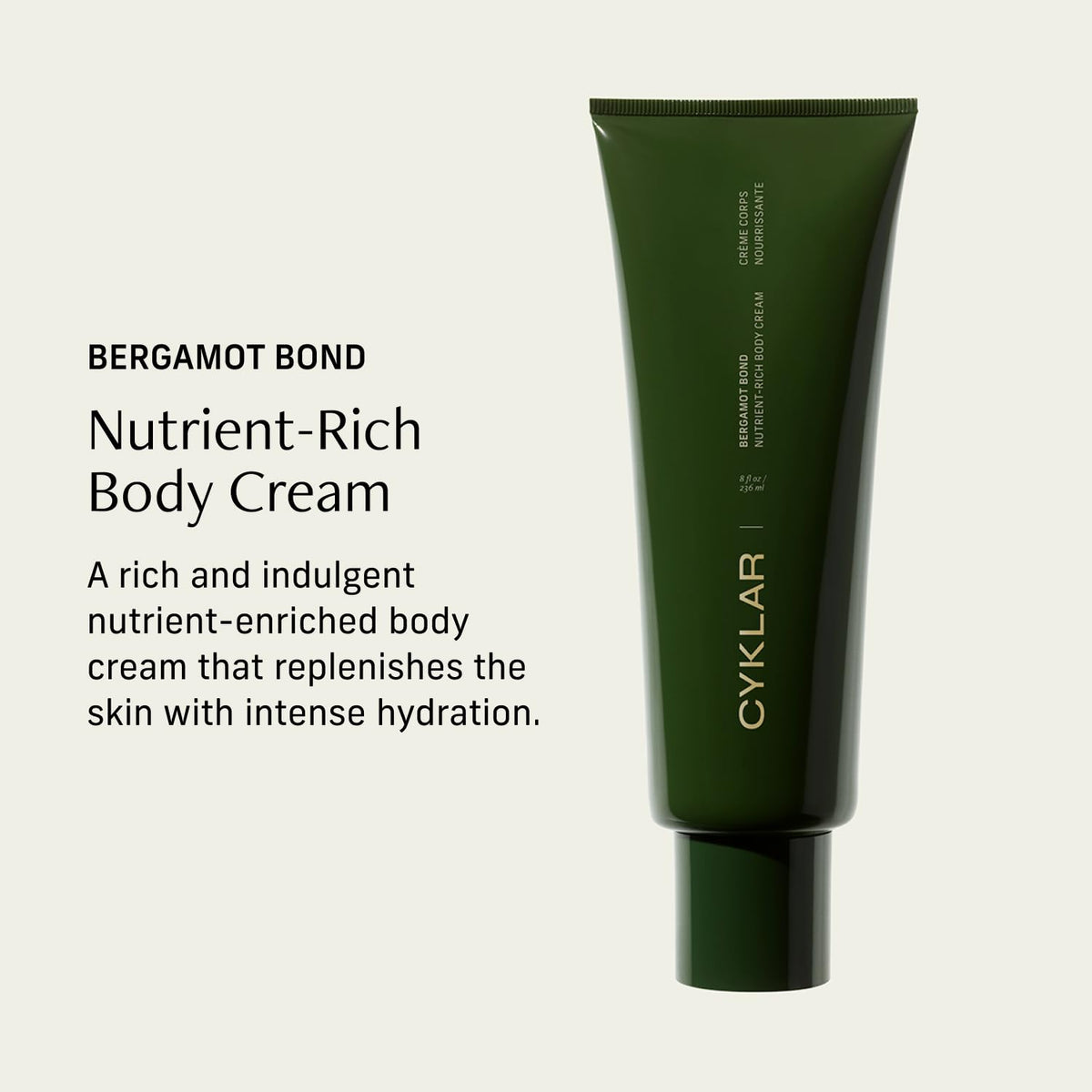CYKLAR cream texture close-up revealing smooth spreadability and fast absorption