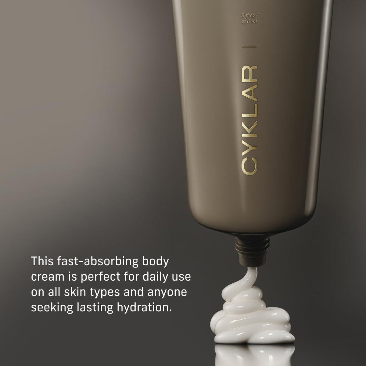 CYKLAR ingredient focus squalane and niacinamide supporting hydration