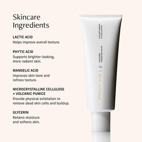 CYKLAR ingredient label close-up showing lactic acid and glycerin benefits