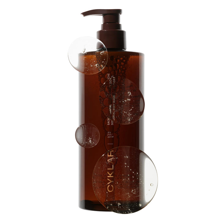 CYKLAR Sacred Santal front bottle shot highlighting elegant labeling and luxury finish