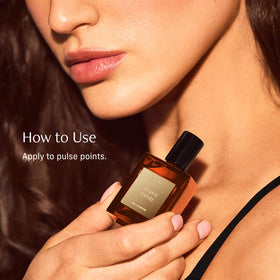 CYKLAR Sacred Santal applied to wrist at pulse point demonstrating longer-lasting scent