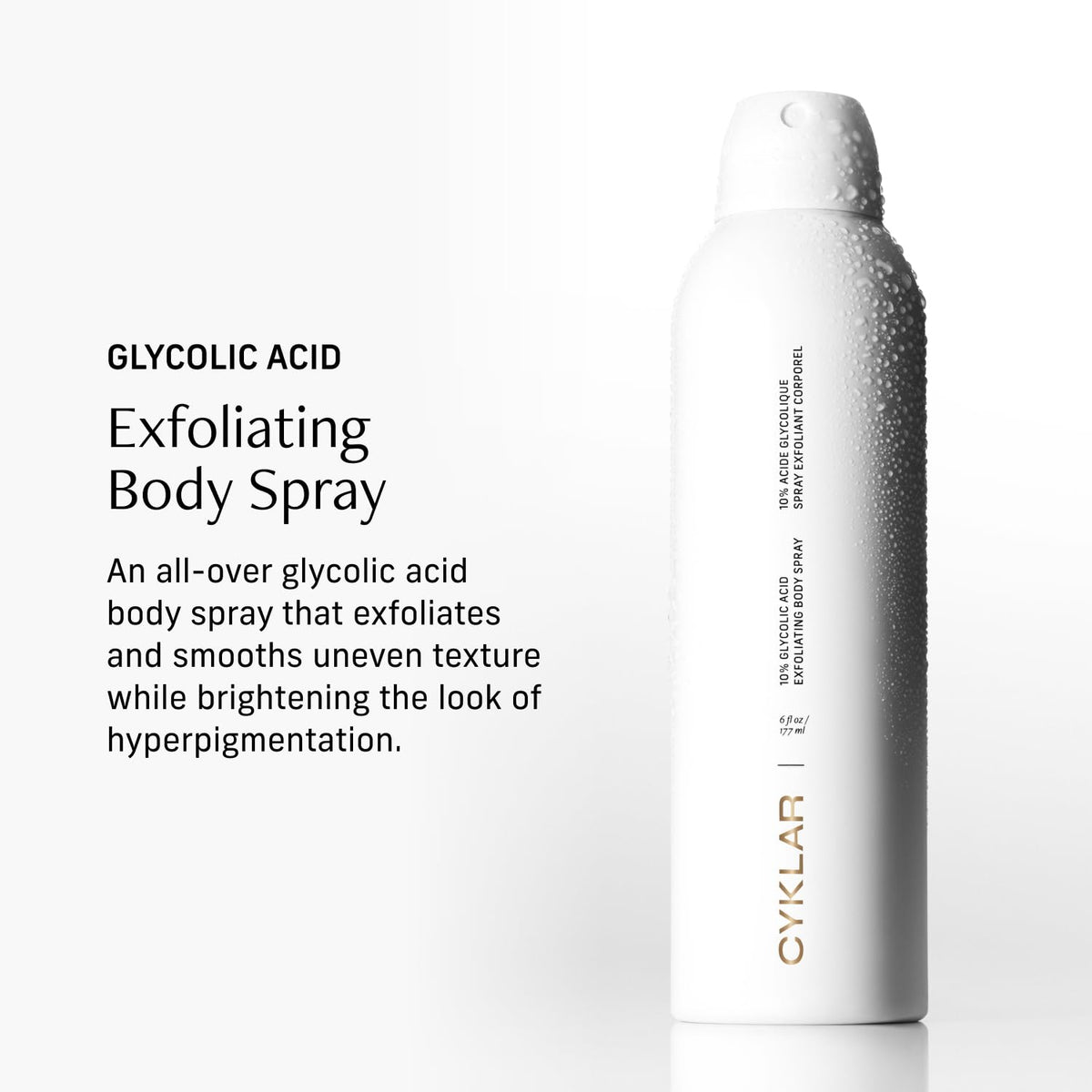 CYKLAR spray pump detail demonstrating easy mist application benefit