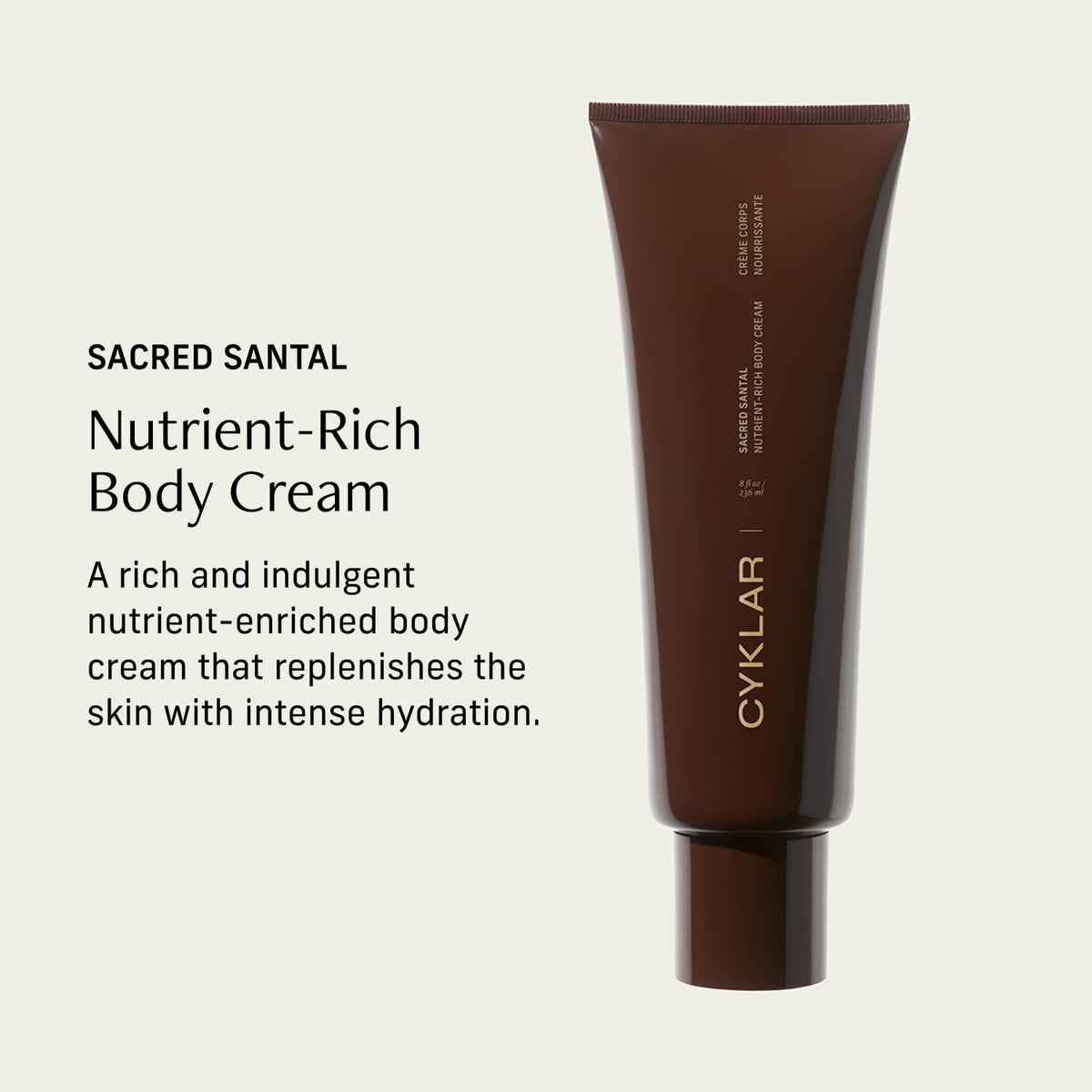 CYKLAR cream texture close-up highlighting rich yet lightweight feel