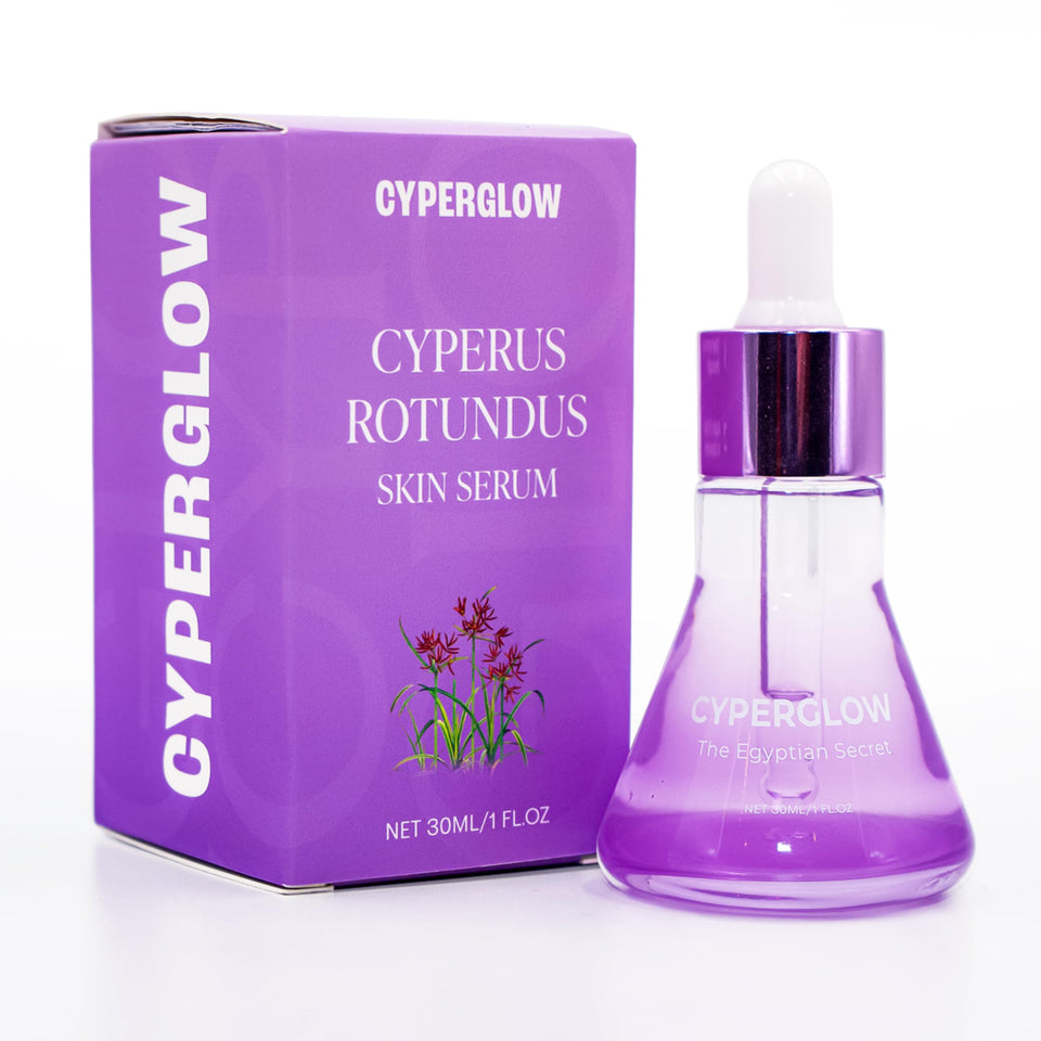 CYPERGLOW front bottle showing product packaging and benefits