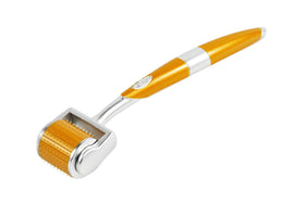 CYSSUS roller held in hand to show size and control advantage for home use