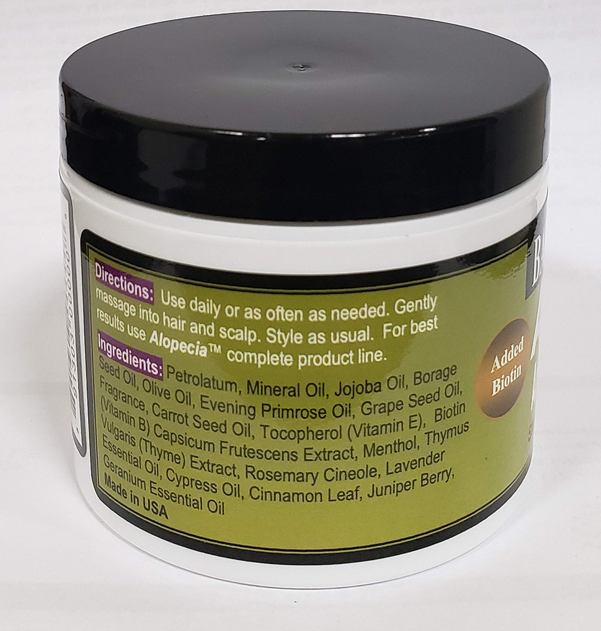 d wright ALOPECIA close-up texture of dressing highlighting lightweight finish
