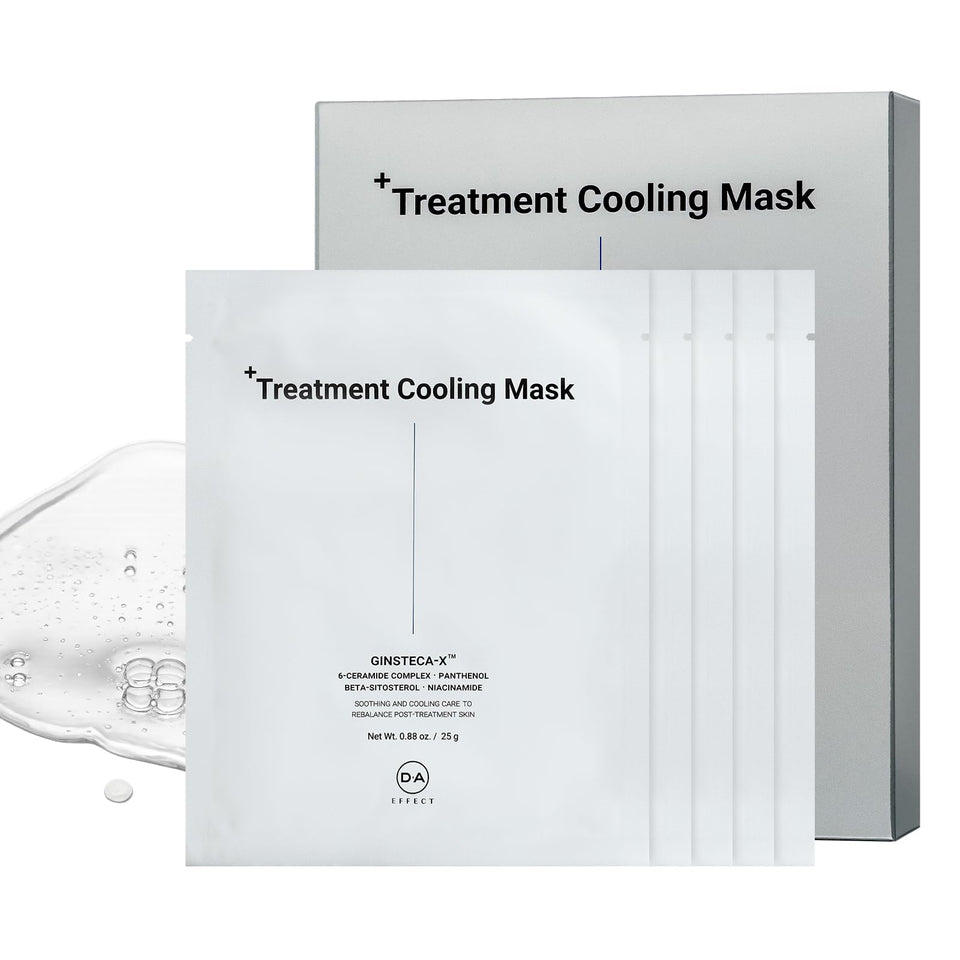 DA EFFECT front packaging showing calming cooling mask benefits
