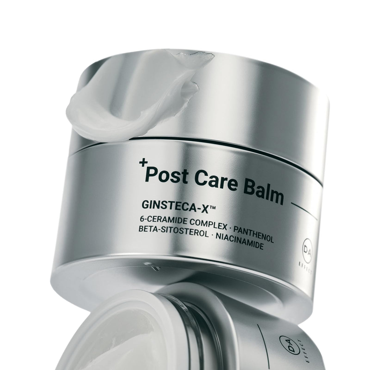 DA EFFECT front packaging showing balm tube and soothing benefits