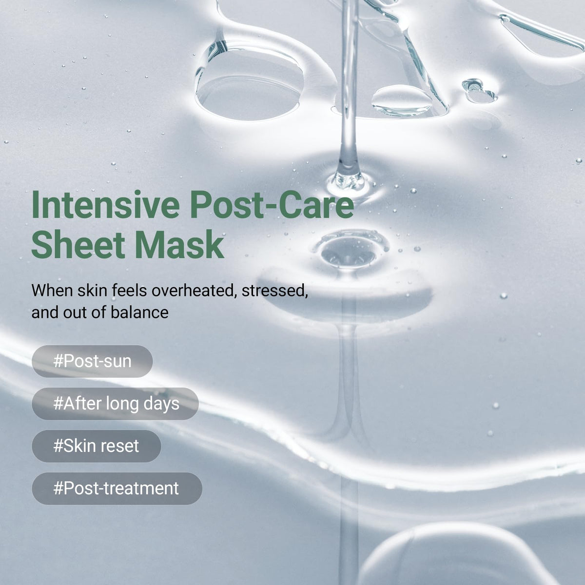 DA EFFECT serum droplet on skin showing concentrated hydrating benefit