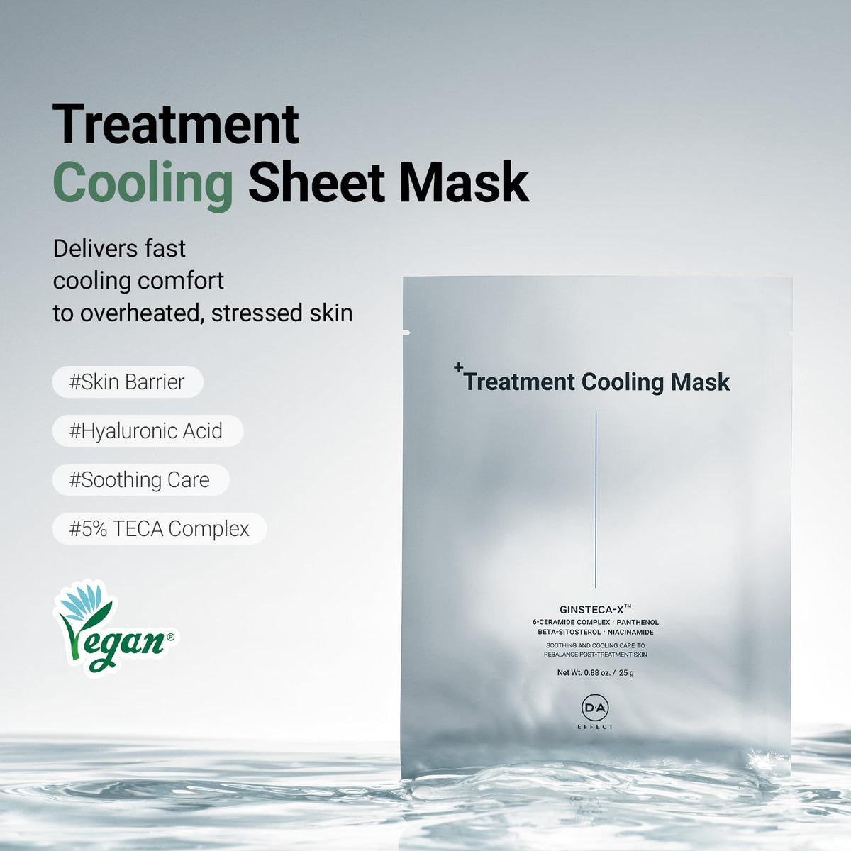 DA EFFECT close-up of mask serum texture for fast absorption