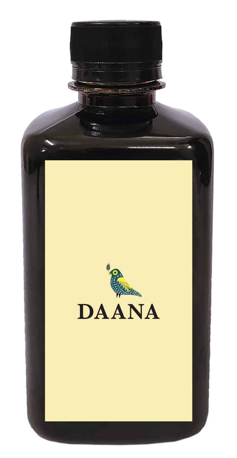 DAANA label close-up highlighting USDA organic certification and cold-pressed quality