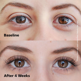 Dabalash brow application in hand showing easy daily use and control