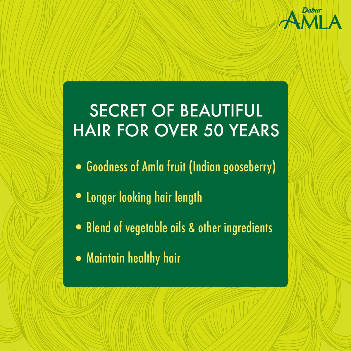 Dabur amla hair oil next to a 500ml scale to show large, long-lasting size