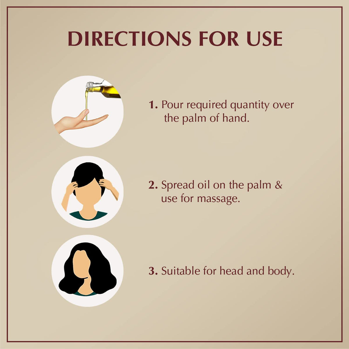 Dabur Kachi Ghani used in a massage setting showing soothing benefit