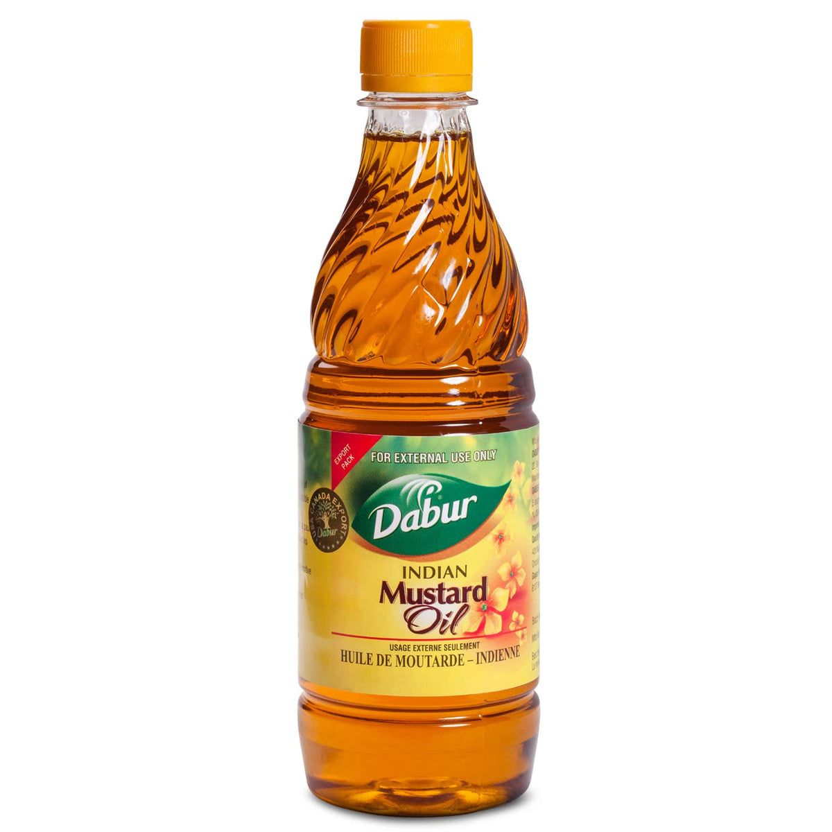 Dabur Kachi Ghani front bottle showing packaging and capacity benefit