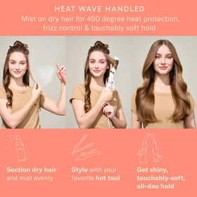 DAE product on bathroom vanity staged for styling routine convenience