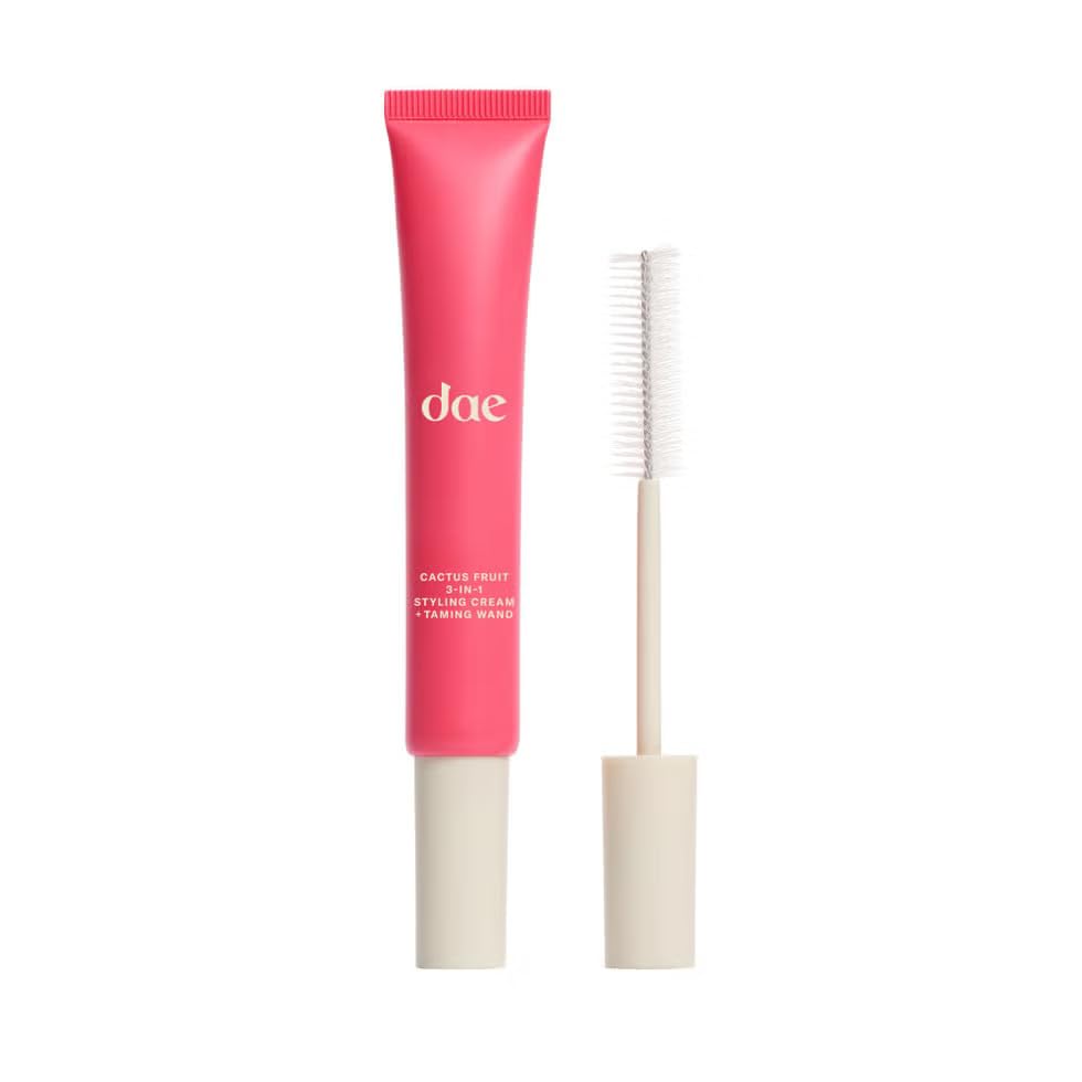 DAE front packaging showing compact styling cream, perfect for touch-ups
