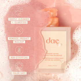 DAE back label close-up showing ingredients and usage directions for transparency