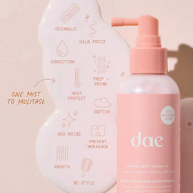 DAE Mirage Mist held in hand for scale showing compact travel-friendly benefit