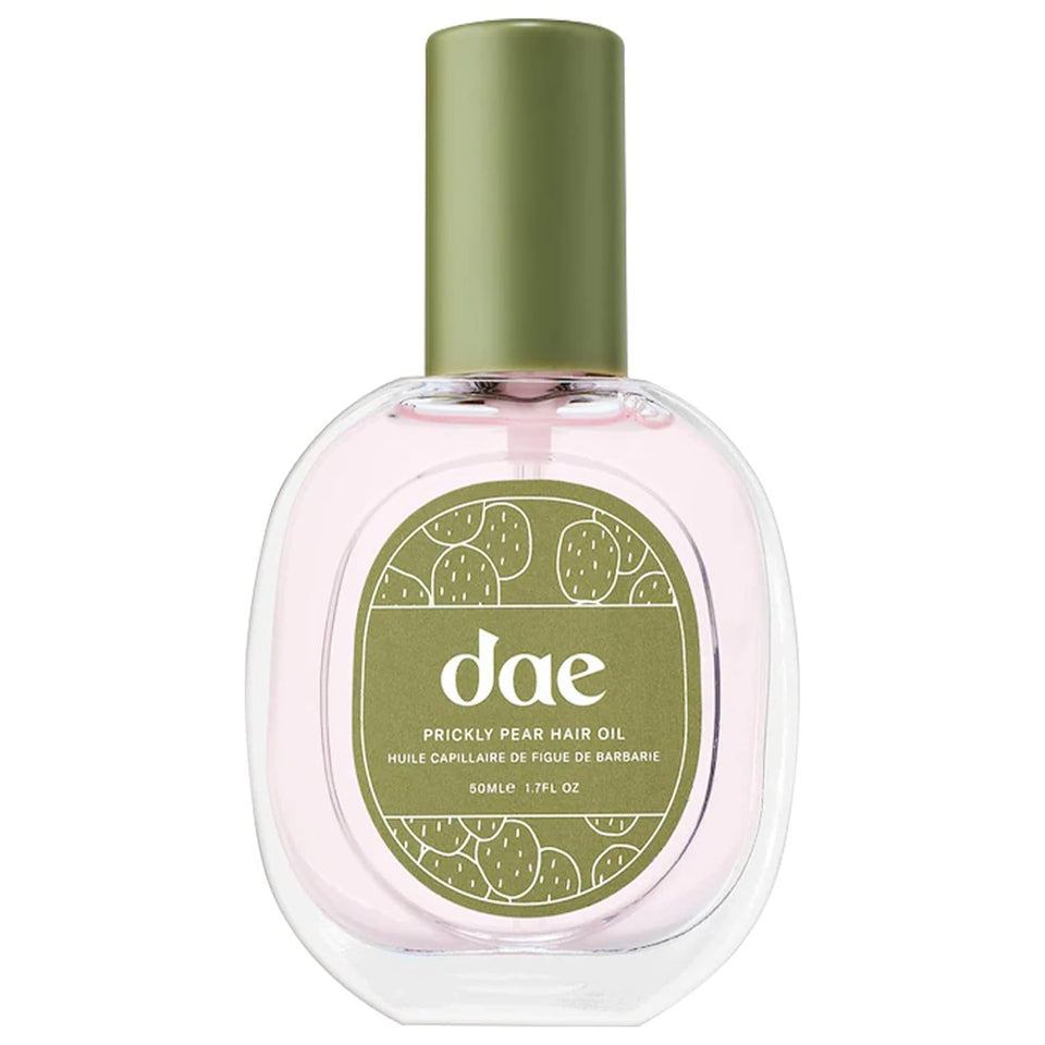 DAE bottle front packaging showing product and benefits for shine