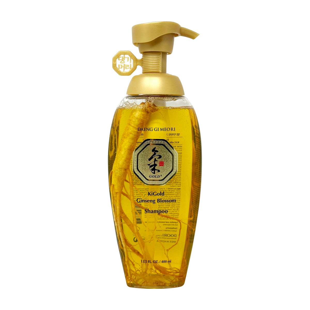 Daeng Gi Meo Ri front packaging showing 400ml bottle and label benefits