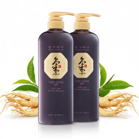 Daeng Gi Meo Ri front packaging showing herbal shampoo benefits