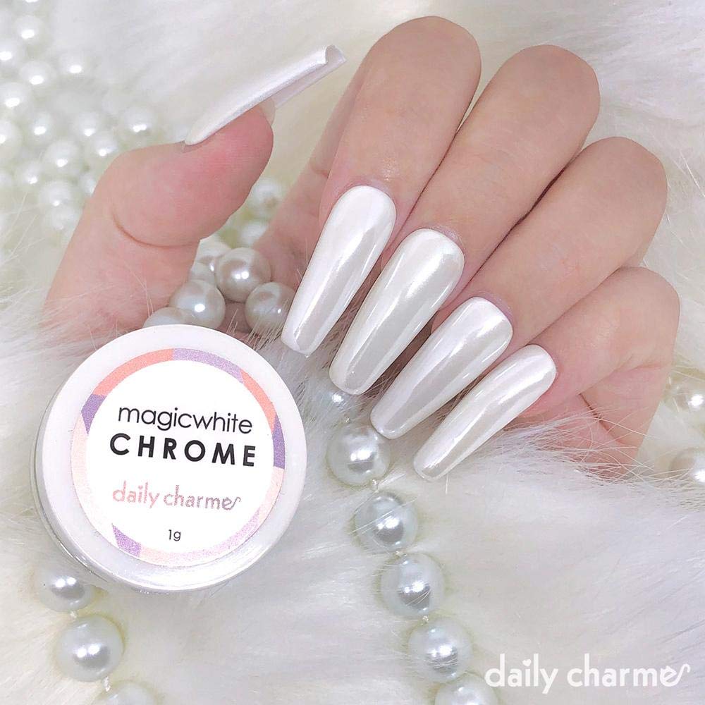 Daily Charme manicure in use showing glazed donut finish and long-lasting shine