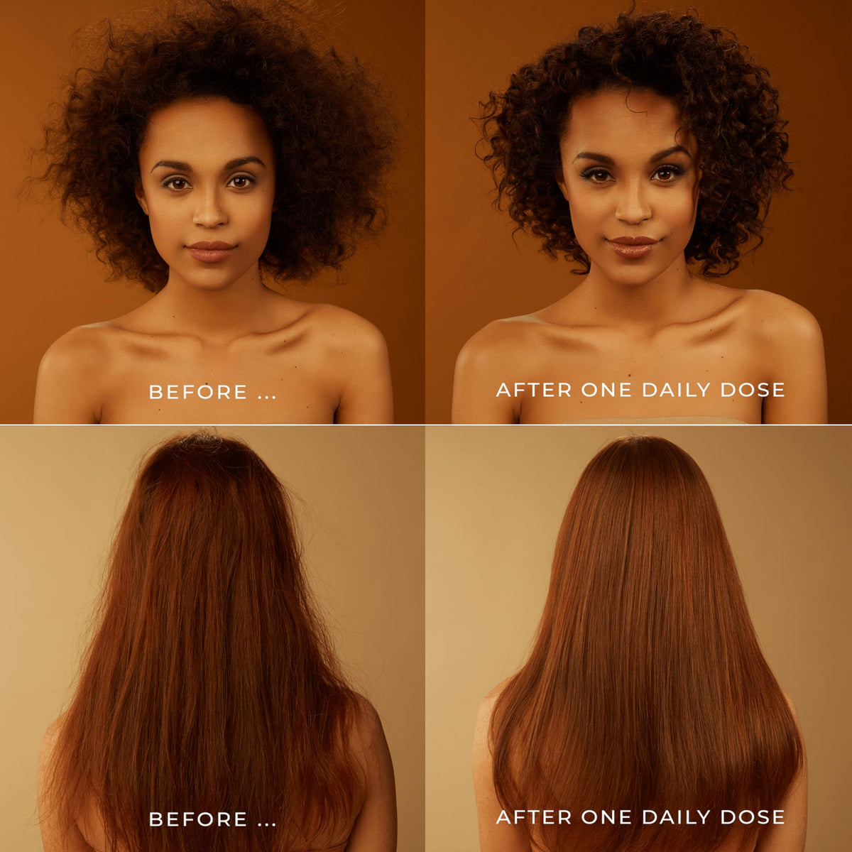DAILY DOSE spritz on wavy hair reducing frizz for smoother styling