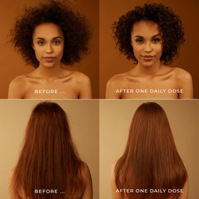 DAILY DOSE spritz on wavy hair reducing frizz for smoother styling