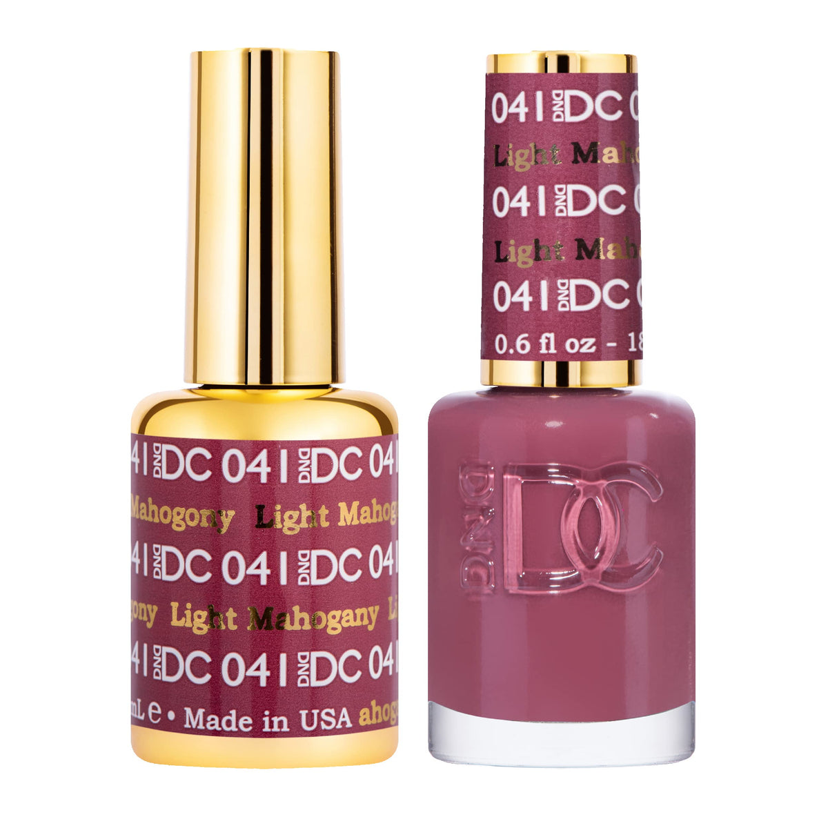 DAISY DND front packaging showing gel and lacquer duo, clear matching color