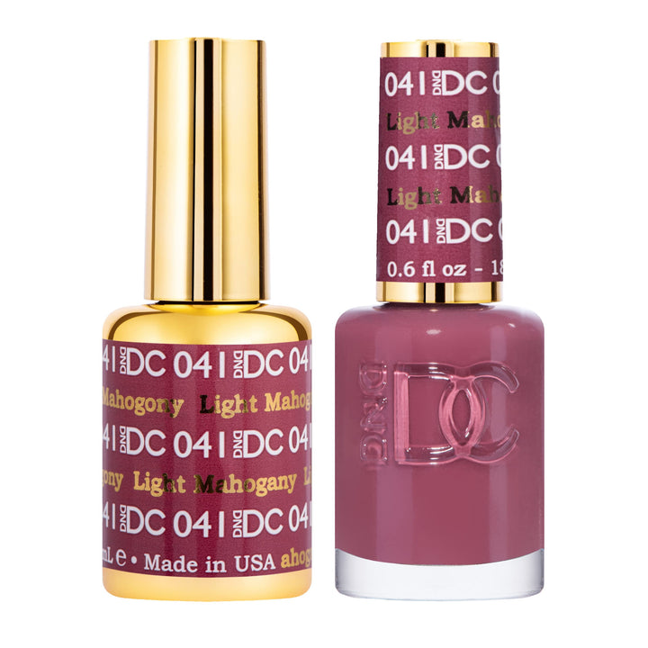 DAISY DND front packaging showing gel and lacquer duo, clear matching color