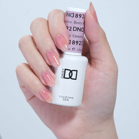 DAISY DND gel bottle label visible to confirm shade and product details