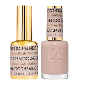 DAISY DND front view of gel and lacquer bottles showing matching shade and convenience
