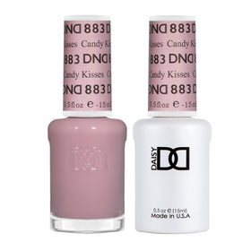 DAISY DND front view of both Candy Kisses bottles showing matching duo and benefits