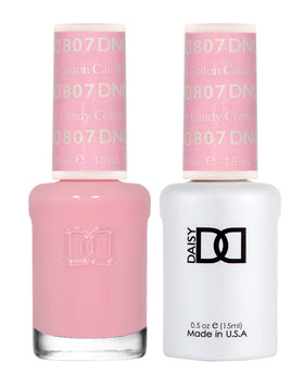 DAISY DND front packaging showing Cotton Candy shade and dual bottles, clear color match