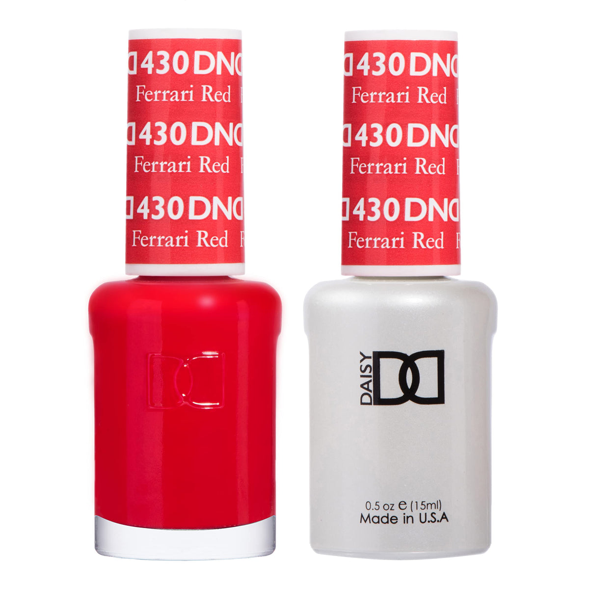 DAISY DND front packaging showing Ferrari Red duo and clear labeling benefit