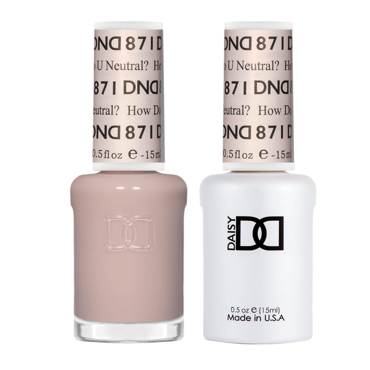 DAISY DND front packaging showing gel and lacquer duo for matching color convenience