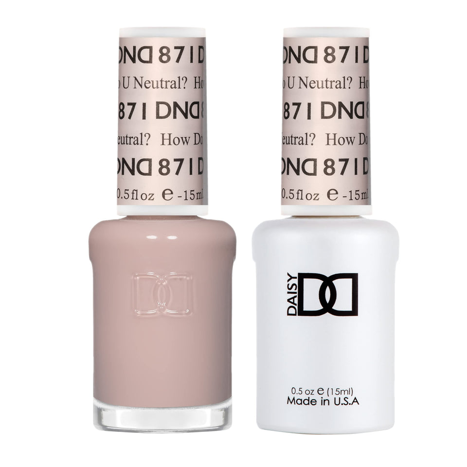 DAISY DND front packaging showing gel and lacquer duo for matching color convenience