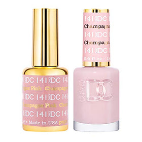 DAISY DND front packaging showing Pink Champagne duo and clear labeling for travel