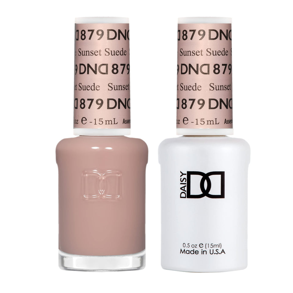 DAISY DND front packaging showing Sunset Suede duo and easy color matching