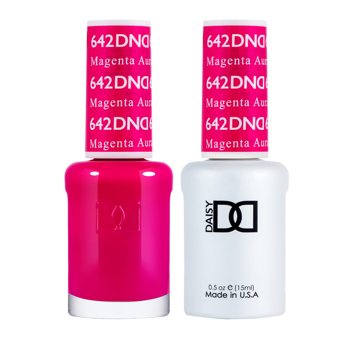 DAISY DND front packaging showing matched gel and lacquer duo, vivid color benefit